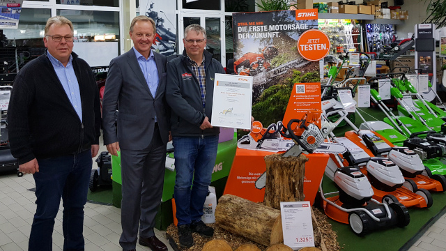 STIHL Ehrung für 50 Jahre Partnerschaft